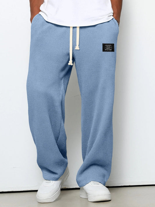 Gael - Pantalón Textura Waffle Relaxed