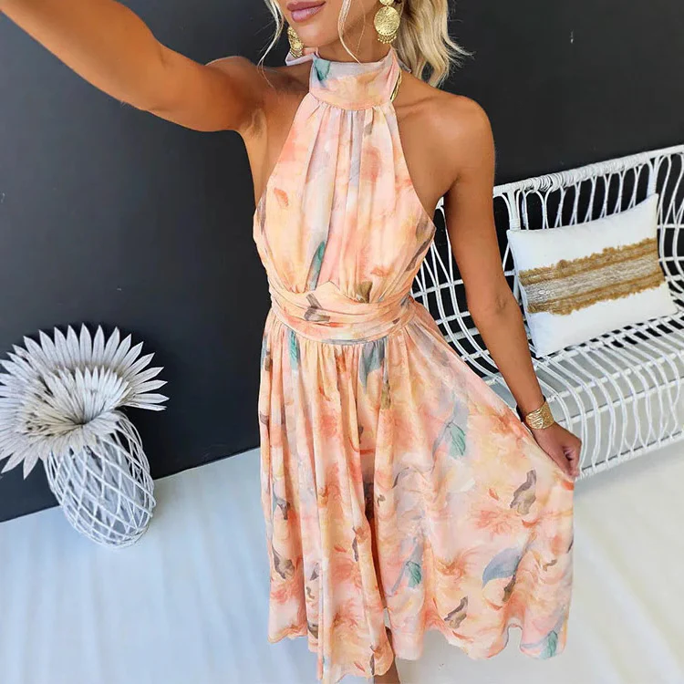 Lucía - Vestido Peach Hour