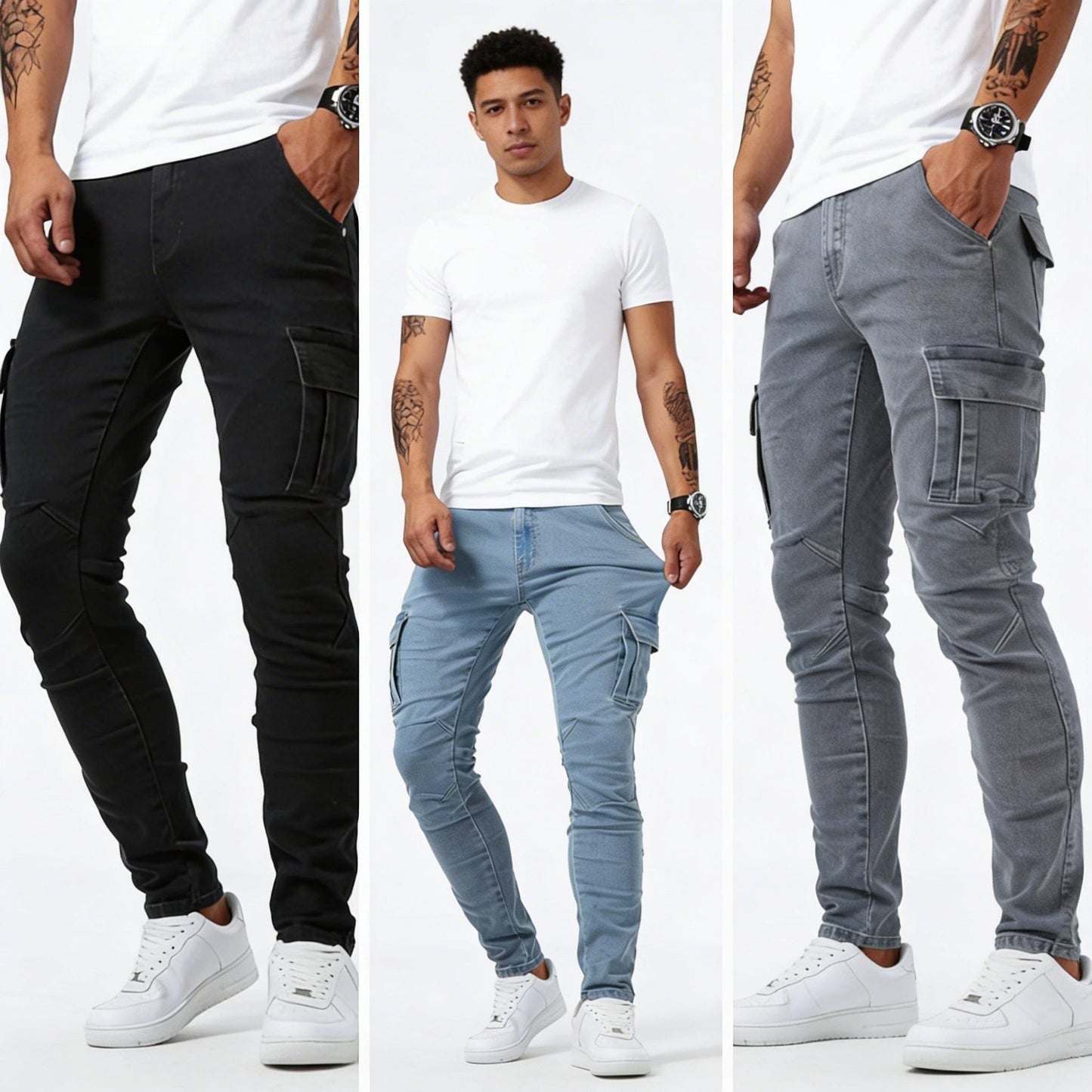 Logan - Vaqueros Cargo Tapered