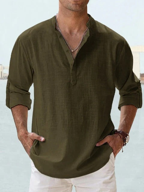 Marcos - Camisa de lino transpirable