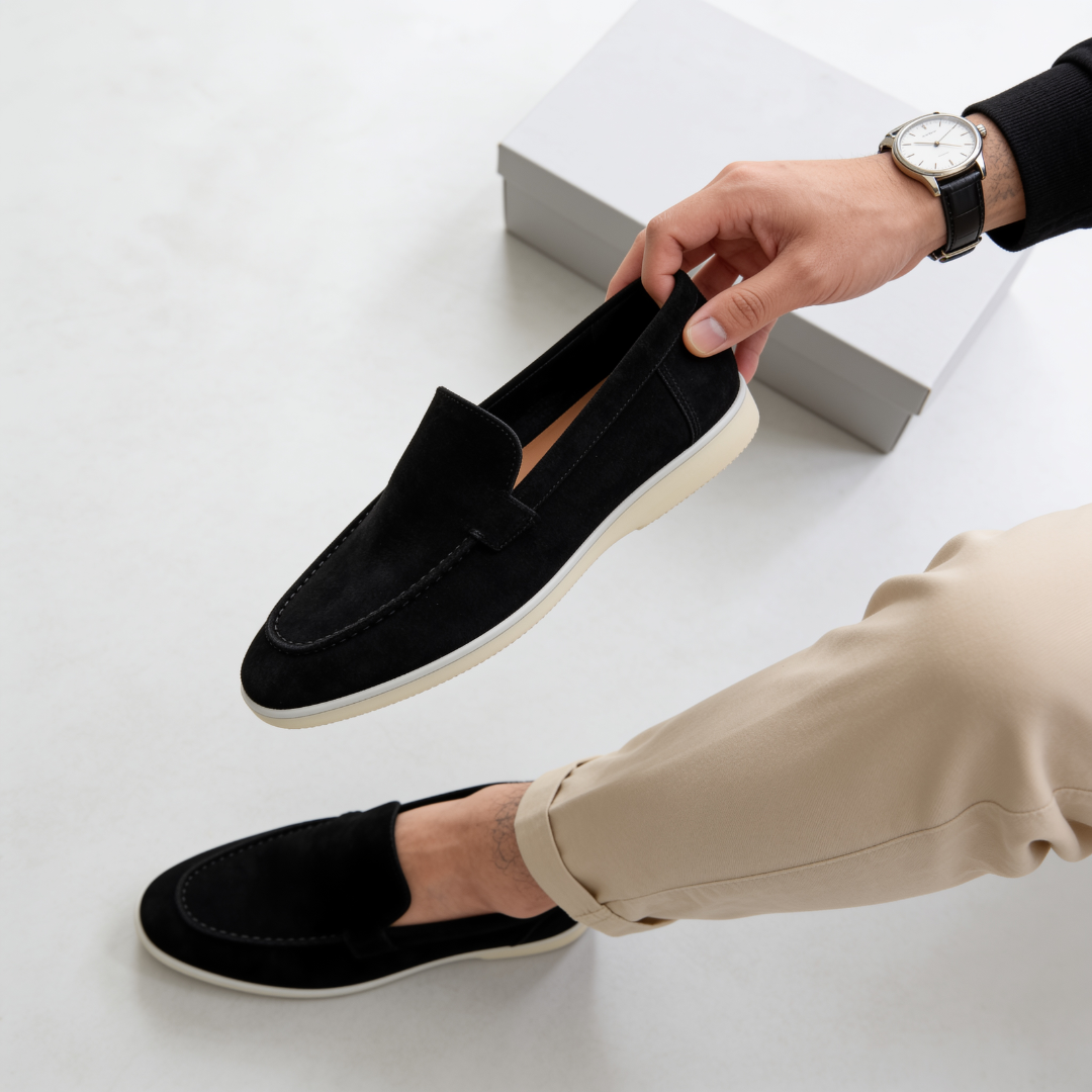 Raúl - Elegantes mocasines de ante