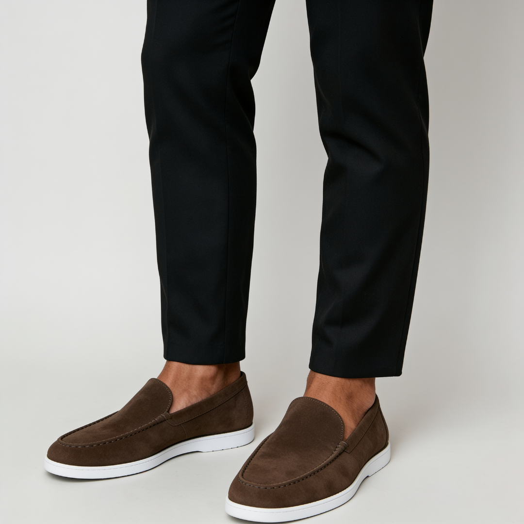 Raúl - Elegantes mocasines de ante