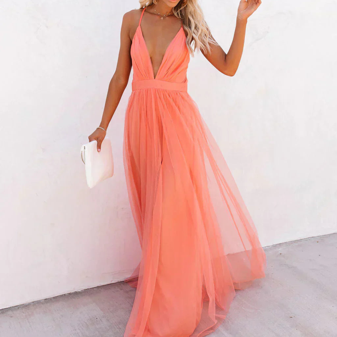 Claudia – Vestido Ravello: Elegancia que cautiva