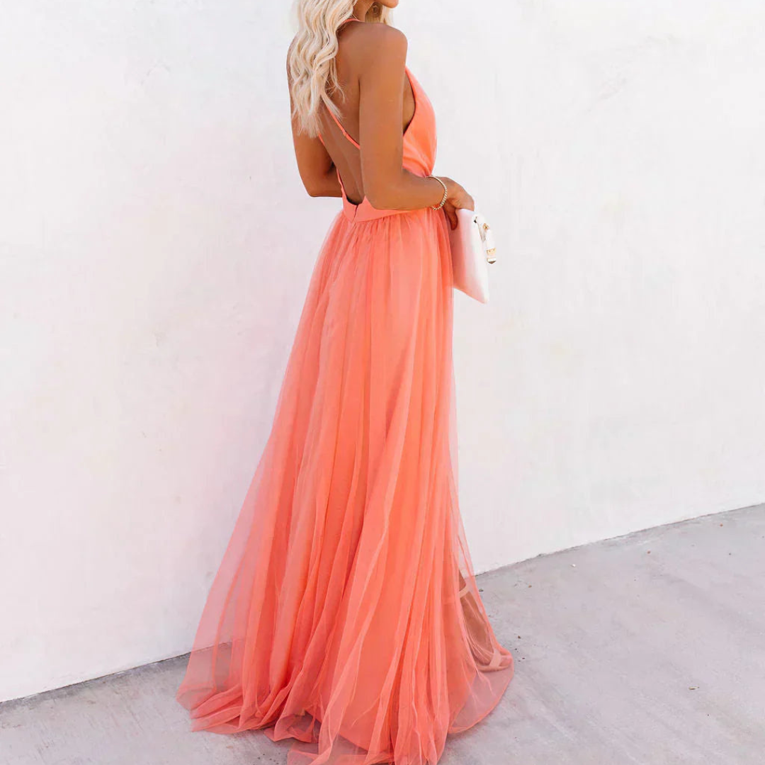 Claudia – Vestido Ravello: Elegancia que cautiva