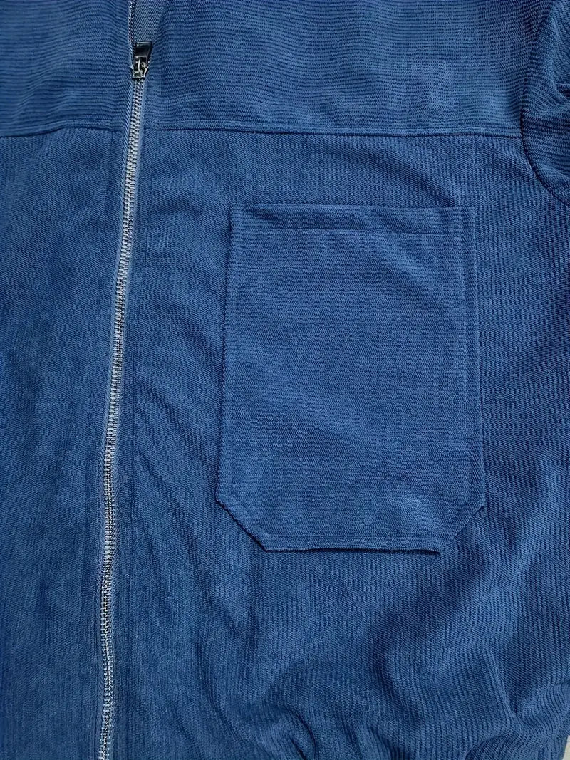 Julieta - Chaqueta informal de pana con capucha