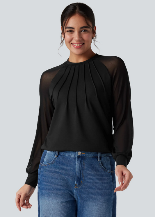 Carla – Blusa fluida de estilo elegante y versátil