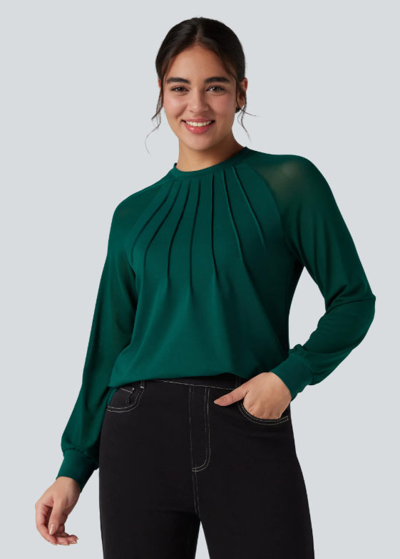 Carla – Blusa fluida de estilo elegante y versátil