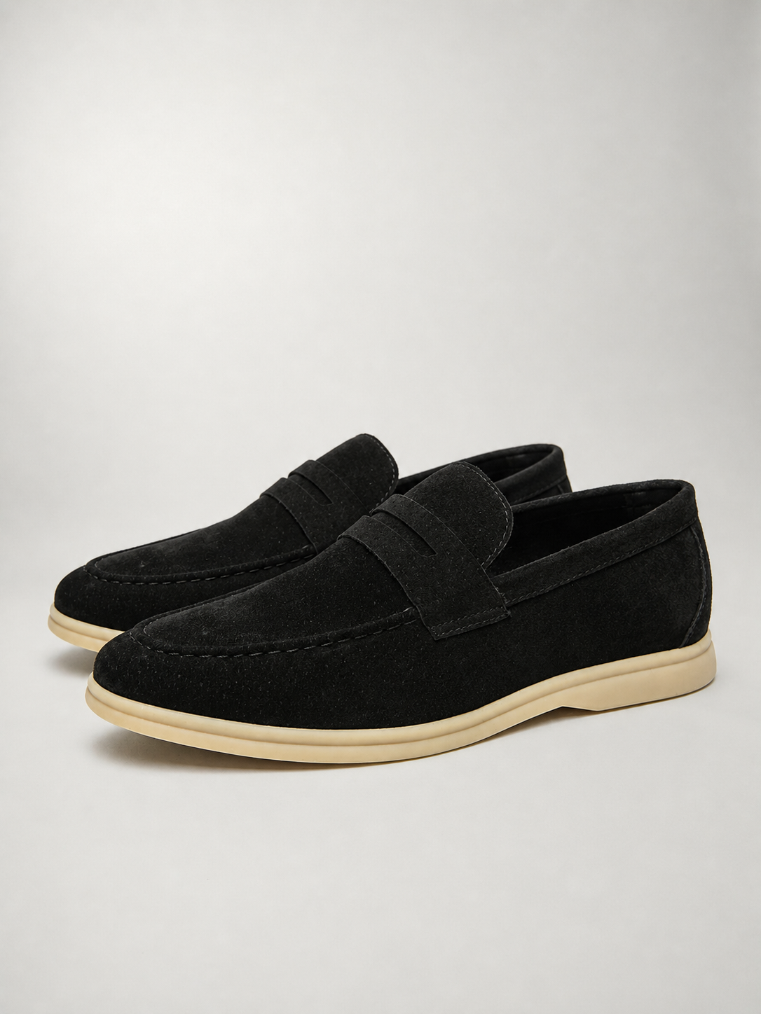 Eric - Mocasín Suede Casual con Suela de Goma