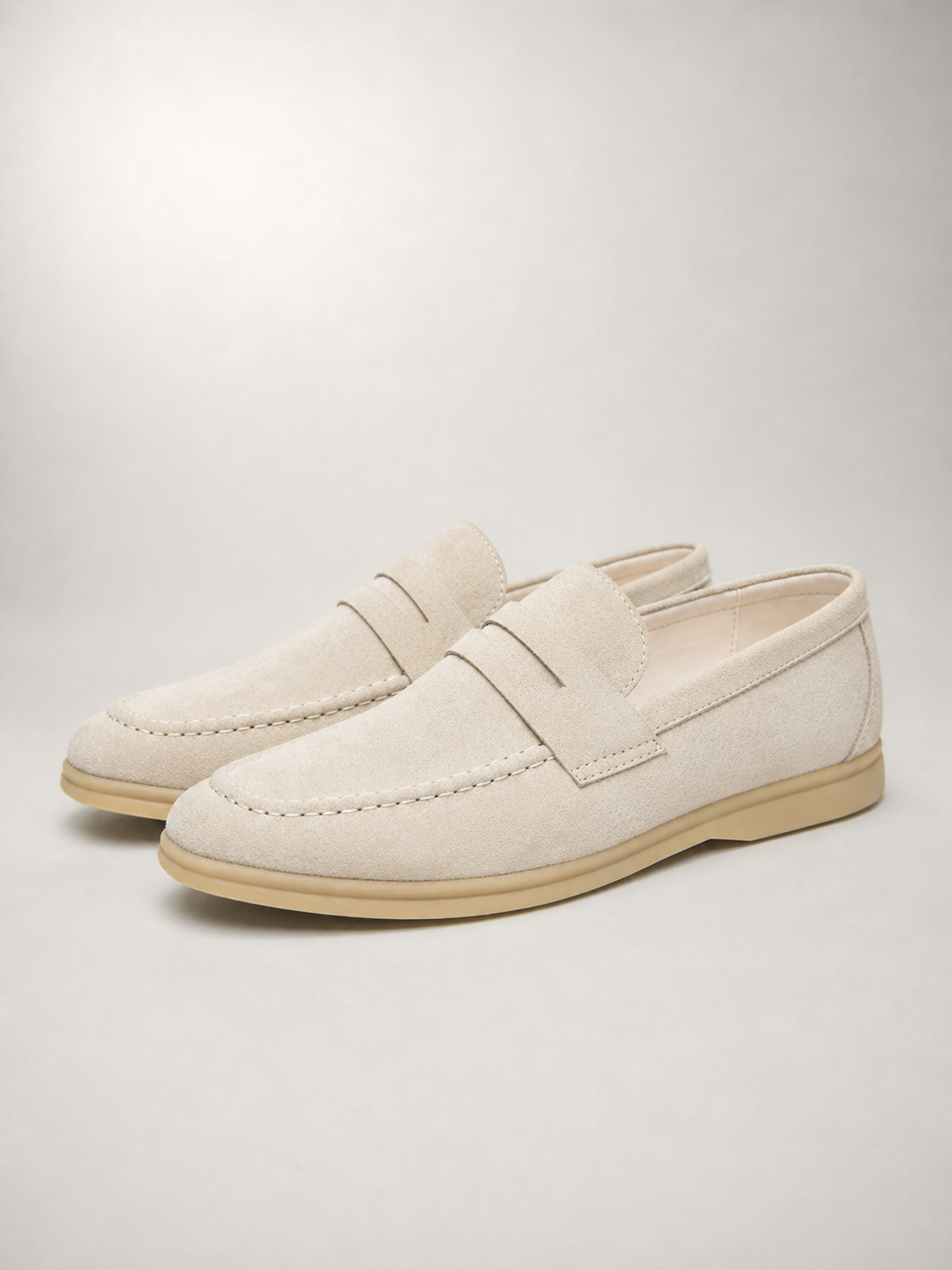 Eric - Mocasín Suede Casual con Suela de Goma