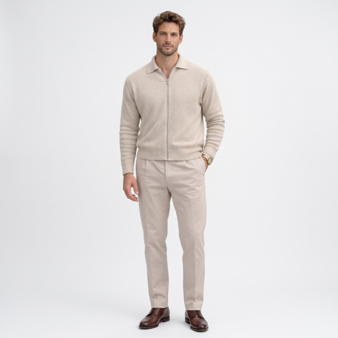 Nico - Cárdigan Polo Zip