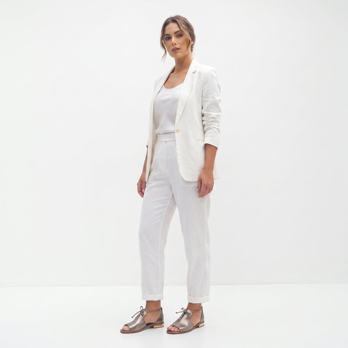 Alessia - Sandalias de Punta Abierta