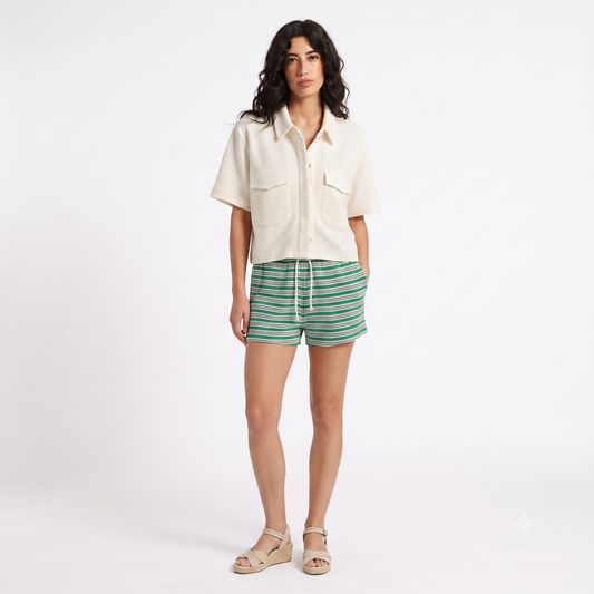Celia - Blusa estructurada Moon