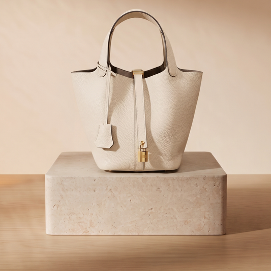 Isabel - Bolso de mano de cuero