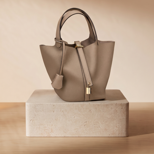 Isabel - Bolso de mano de cuero
