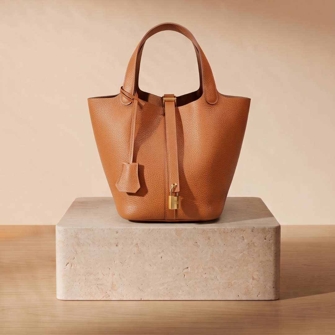 Isabel - Bolso de mano de cuero