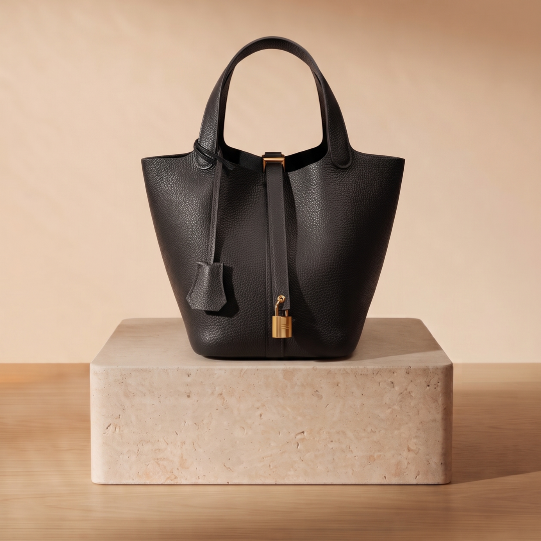 Isabel - Bolso de mano de cuero