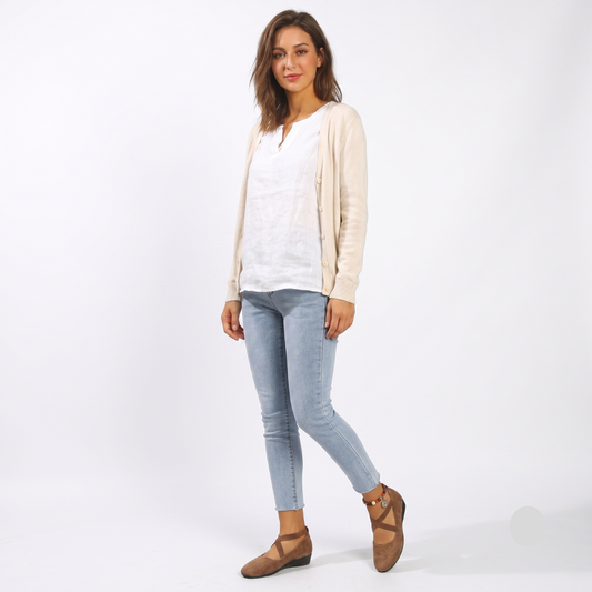 Lola - Bailarina Camel con Cuña Confort