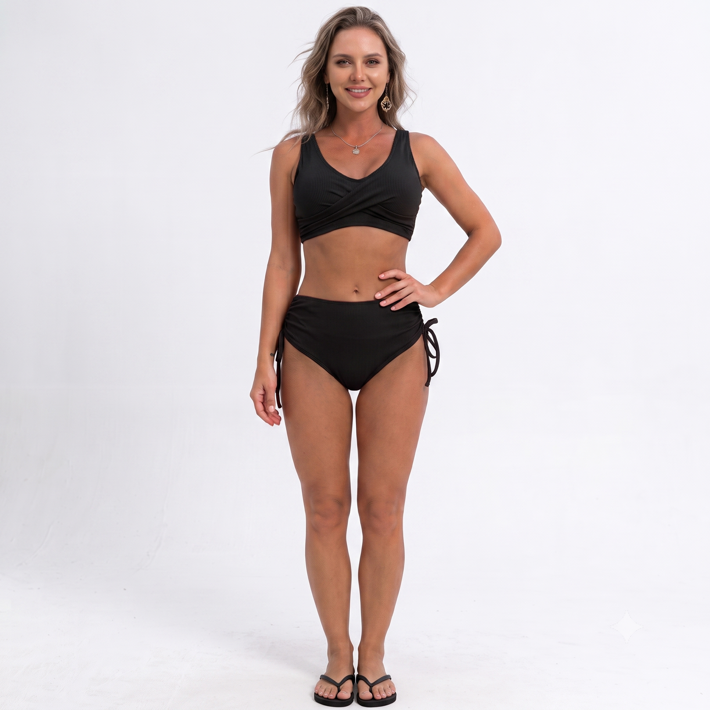 Virginia - Bikini liso elegante