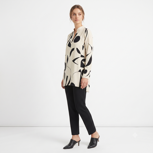 Alejandra - Blusa Abstracta Milán