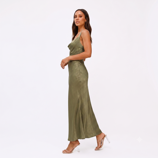 Valeria – Vestido Capri: brillo y elegancia atemporal