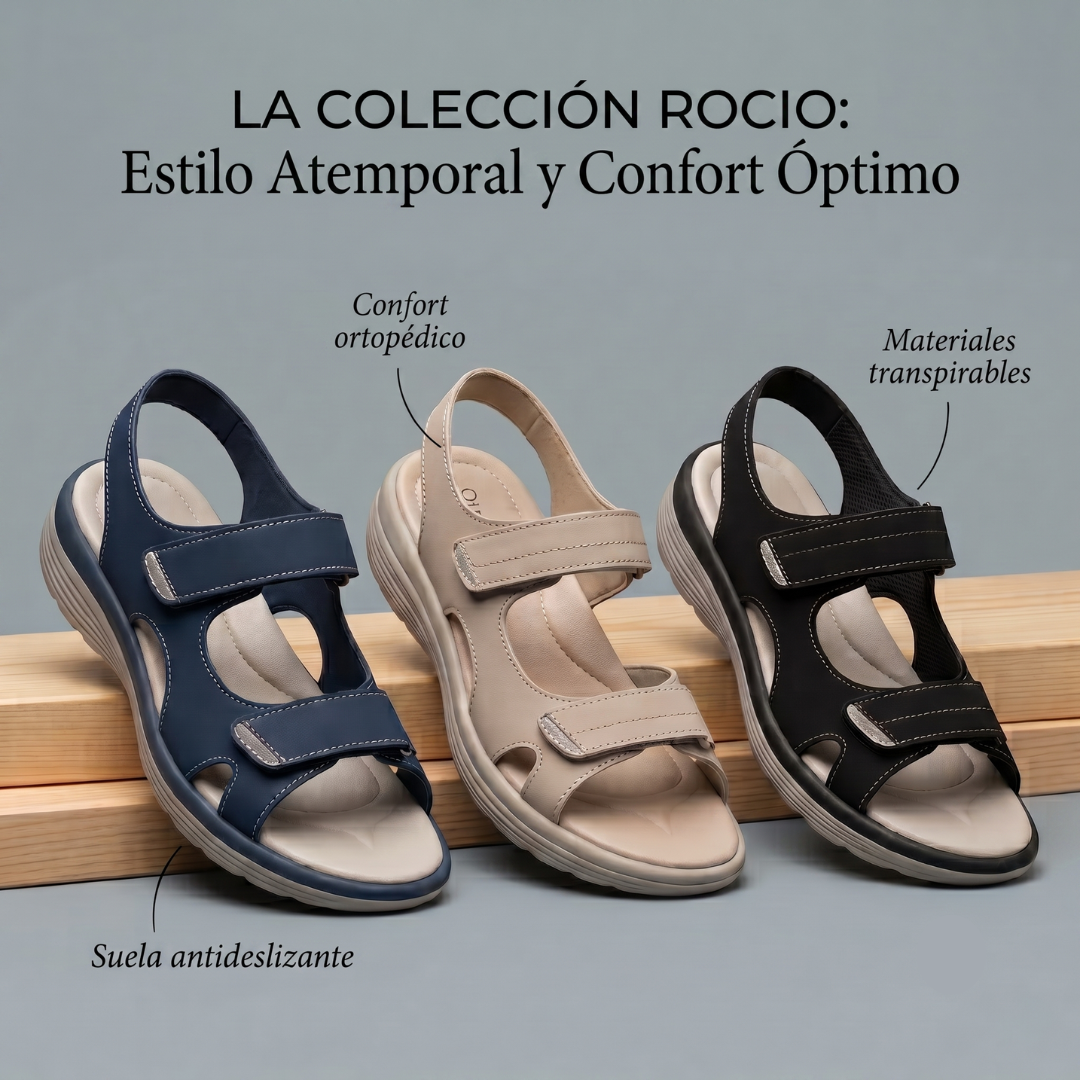 Rocio - Sandalias Cómodas y Ajustables