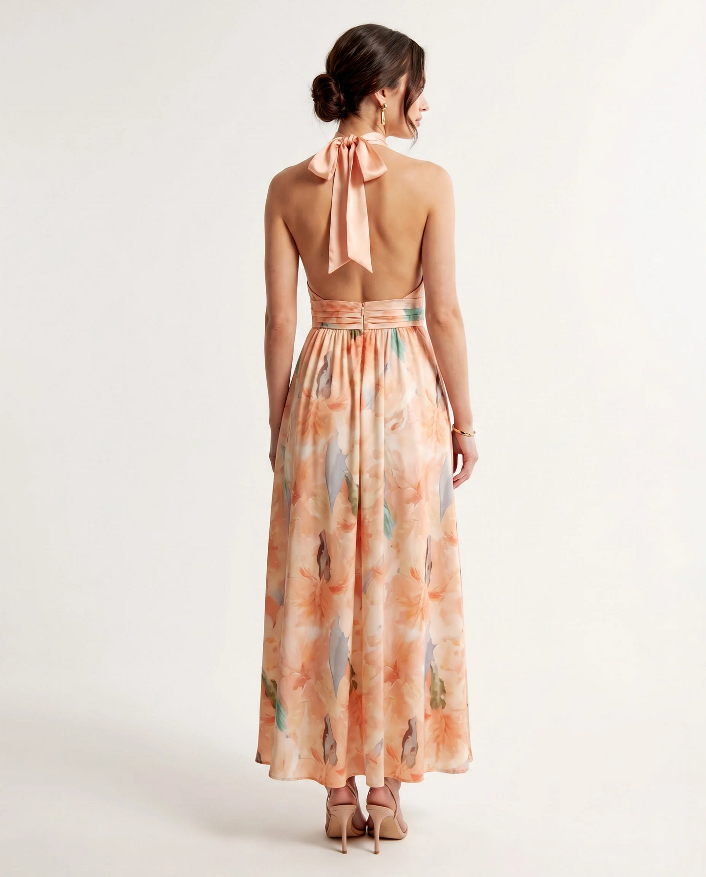Lucía - Vestido Peach Hour
