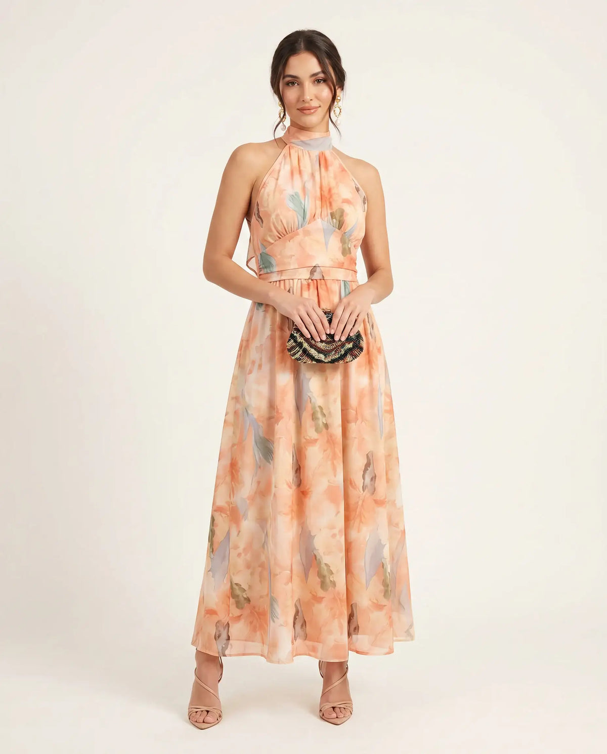 Lucía - Vestido Peach Hour