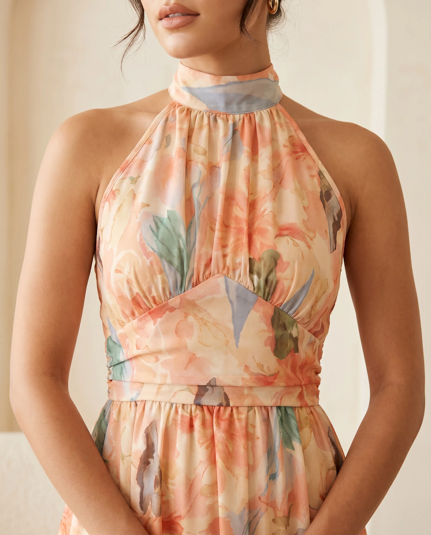 Lucía - Vestido Peach Hour