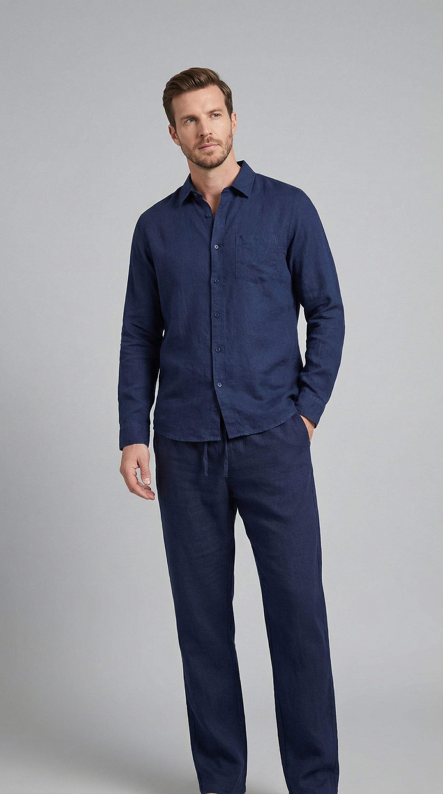 Manuel – Conjunto de Lino Slim Fit