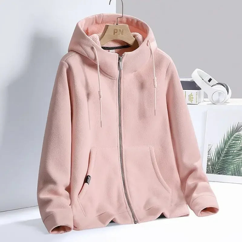 Leonora - Sudadera con capucha y cremallera