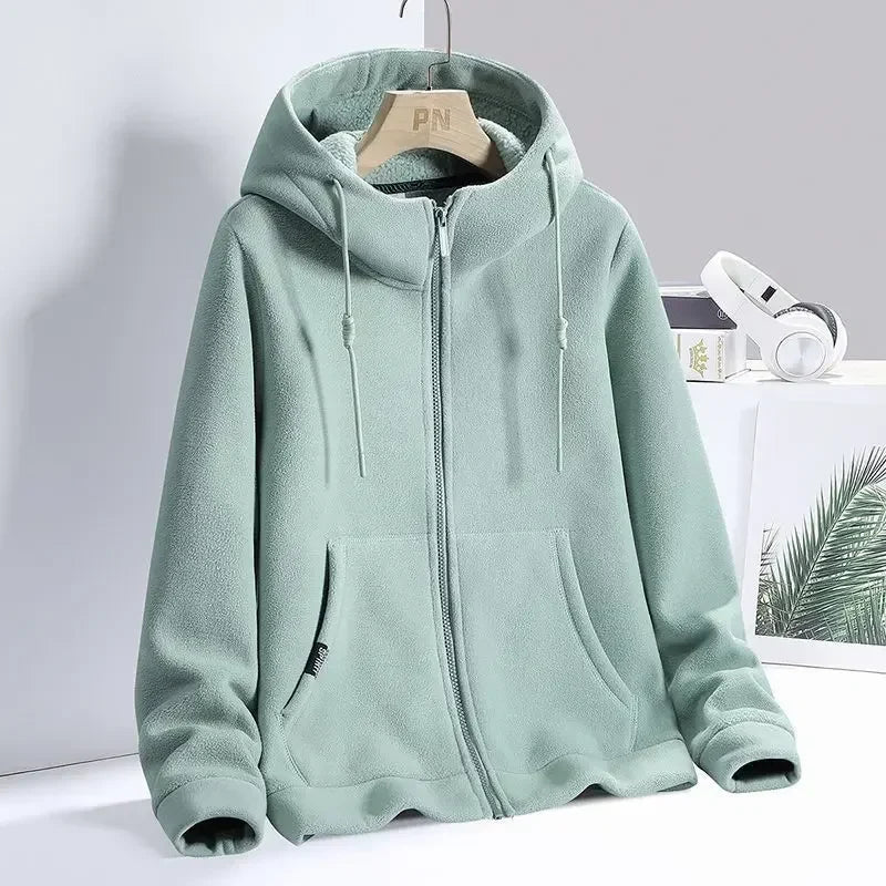 Leonora - Sudadera con capucha y cremallera