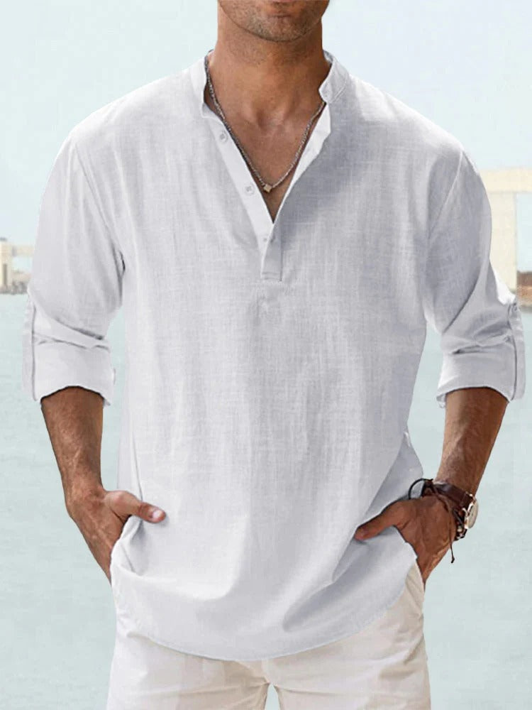 Marcos - Camisa de lino transpirable