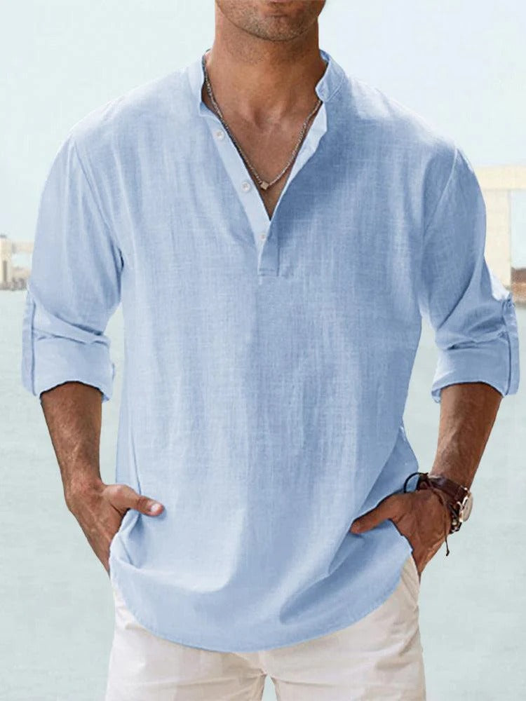 Marcos - Camisa de lino transpirable