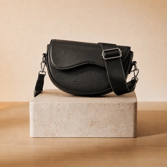 Estela - Bolso Saddle Ondulado