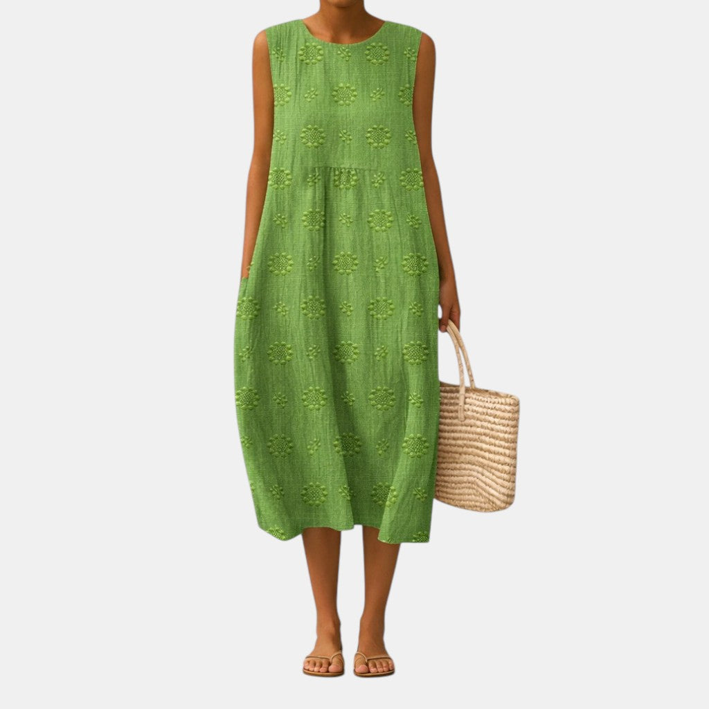 Olivia - Vestido midi ligero para el día