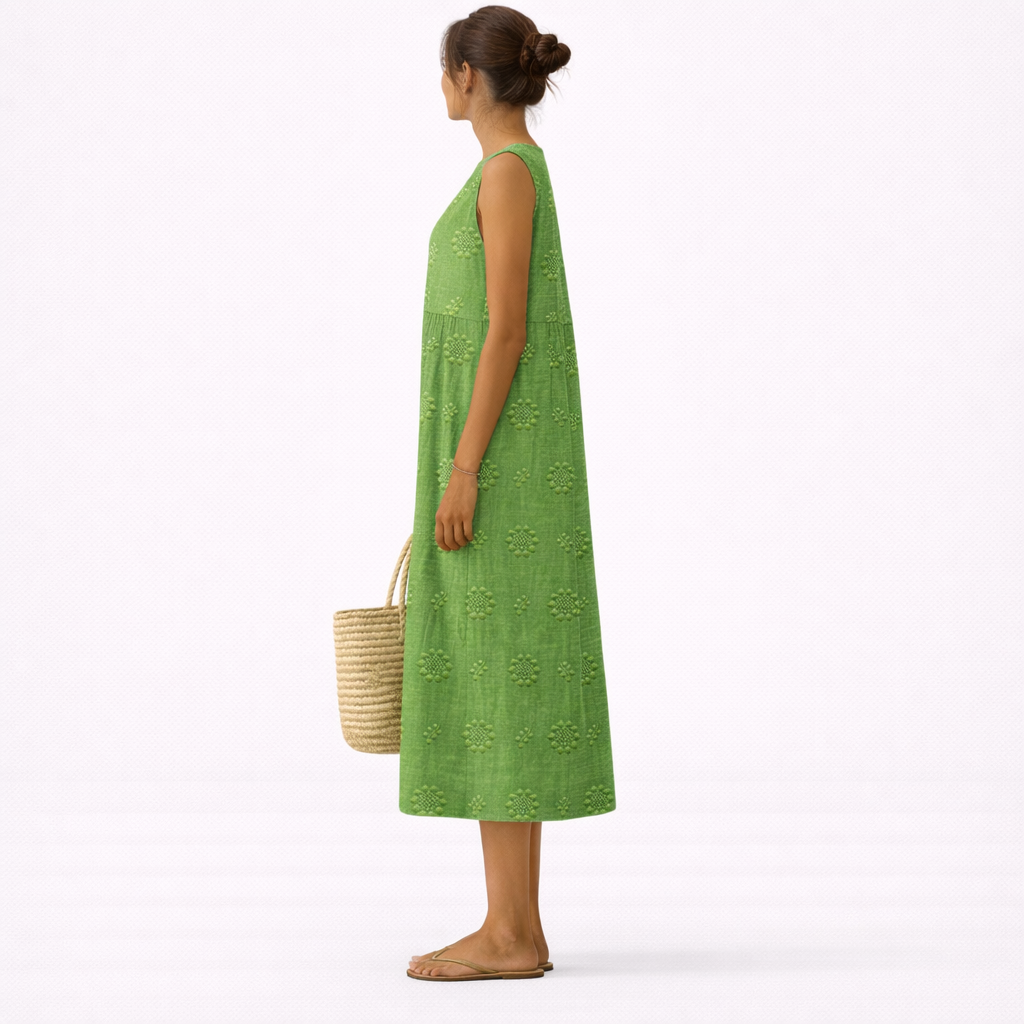 Olivia - Vestido midi ligero para el día